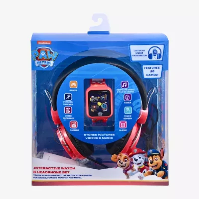 Paw Patrol Unisex Multicolor 2-pc. Watch and Headphones Boxed Set Paw40090set
