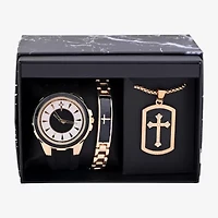 Mens Black 3-pc. Watch Boxed Set Mac8091jc