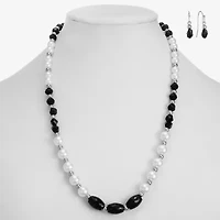 Mixit Beaded Necklace & Drop Earring Womens Simulated Pearl 2-pc. Jewelry Set