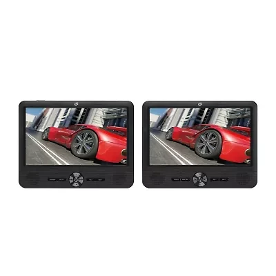 Portable DVD Player with Two 9" Displays"