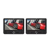 Portable DVD Player with Two 9" Displays"