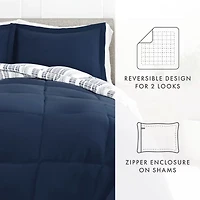 Casual Comfort Premium Down Alternative Farmhouse Dreams Reversible Comforter Set