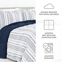 Casual Comfort Premium Down Alternative Farmhouse Dreams Reversible Comforter Set