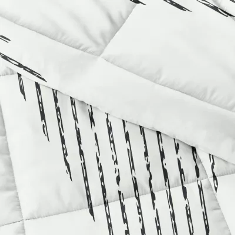 Casual Comfort Diamond Stripe Down-Alternative Comforter