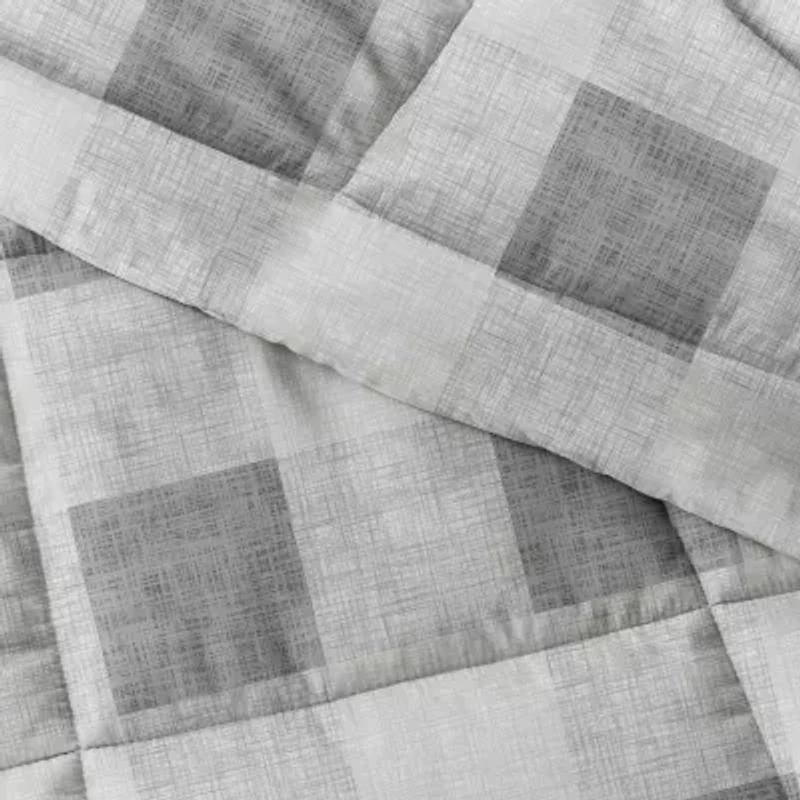 Casual Comfort Gingham Down-Alternative Comforter