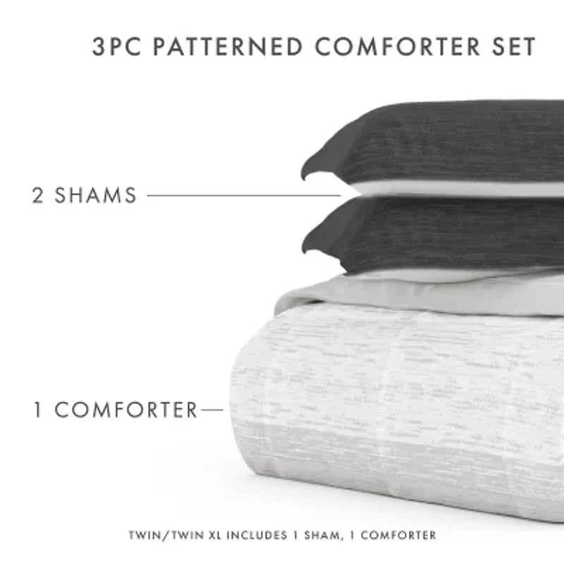 Casual Comfort Gray Ombre Down-Alternative Comforter