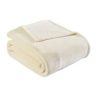 Eddie Bauer Solid Ultra Soft Plush Blanket