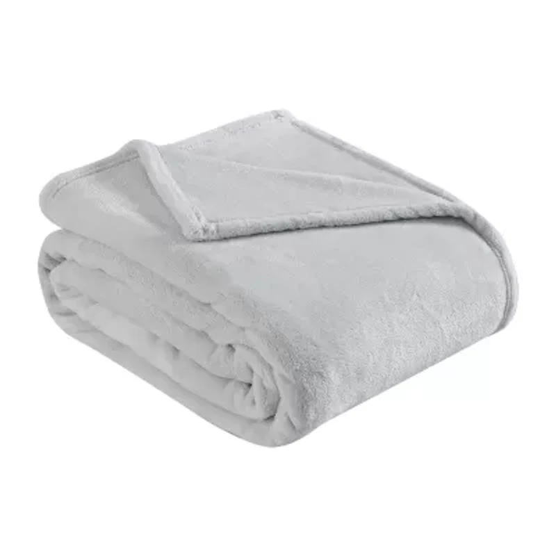 Eddie Bauer Solid Ultra Soft Plush Blanket