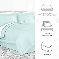 Casual Comfort Premium Ultra Soft Complete Bedding Set with Sheets