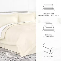 Casual Comfort Premium Ultra Soft Complete Bedding Set with Sheets