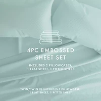 Casual Comfort™ Premium Ultra Soft Checkered Microfiber Wrinkle Free Sheet Set