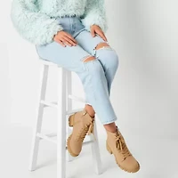 Arizona Juniors Ripped Womens Highest Rise Straight Leg Jean