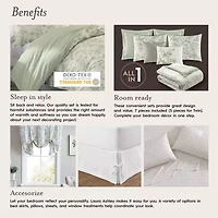 Laura Ashley Elise Midweight Comforter Set