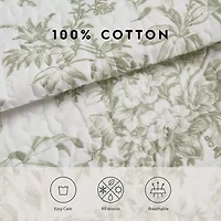 Laura Ashley Bedford Quilt Set