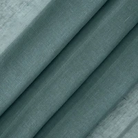 Fieldcrest Heritage Mirron Solid Grommet Top Sheer Single Curtain Panel