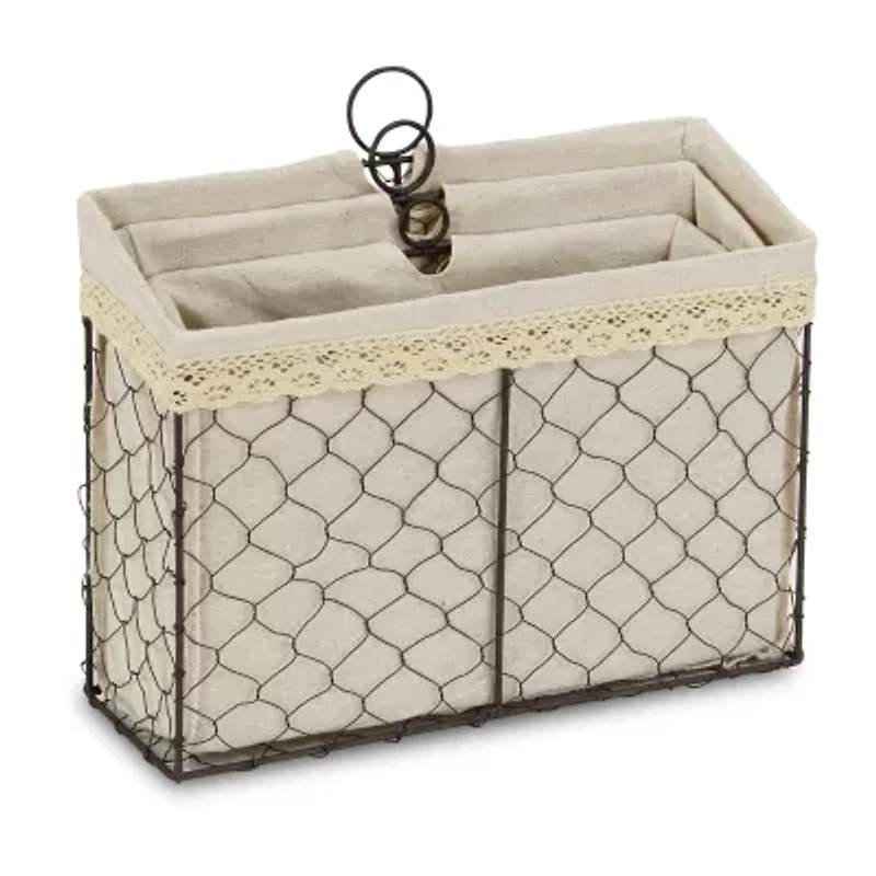 Cheungs Set Of 3 Lined Wire Organizer