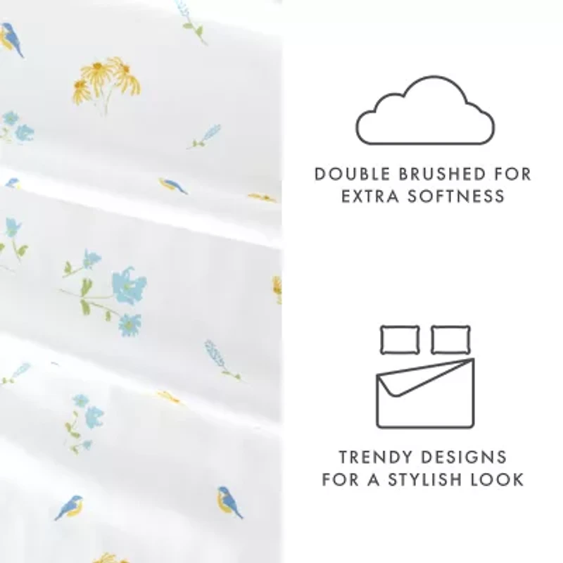 Casual Comfort™ Premium Ultra Soft Microfiber Floral Sheet Sets