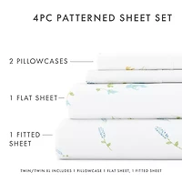 Casual Comfort™ Premium Ultra Soft Microfiber Floral Sheet Sets