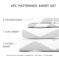 Casual Comfort™ Premium Ultra Soft Arrow Pattern Microfiber Wrinkle Free Sheet Set