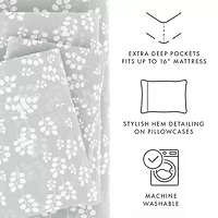 Casual Comfort™ Premium Ultra Soft Wheat Pattern Microfiber Wrinkle Free Sheet Set