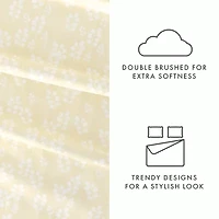 Casual Comfort™ Premium Ultra Soft Wheat Pattern Microfiber Wrinkle Free Sheet Set