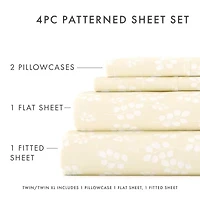 Casual Comfort™ Premium Ultra Soft Wheat Pattern Microfiber Wrinkle Free Sheet Set