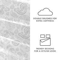 Casual Comfort™ Premium Ultra Soft Coarse Paisley Pattern Sheet Set