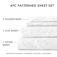 Casual Comfort™ Premium Ultra Soft Coarse Paisley Pattern Sheet Set
