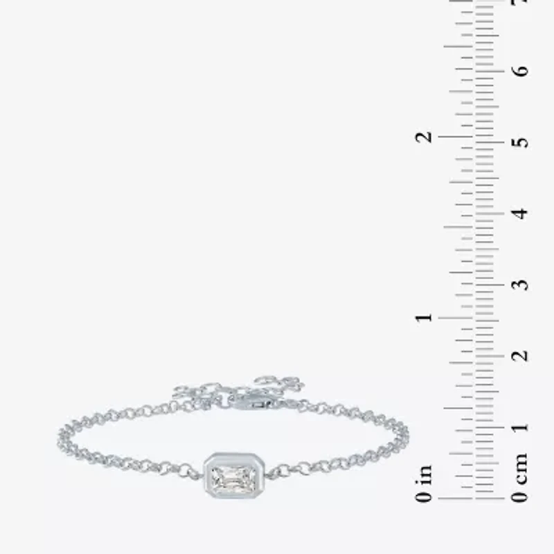 Diamond Addiction (G-H / Si2-I1) Womens 10K Gold 8 Inch Cable Chain Bracelet