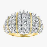 (G-H / Si2-I1) Womens 2 CT. T.W. Lab Grown White Diamond 10K Gold Band