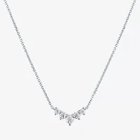 Diamond Addiction (G-H / Si2-I1) Womens White 10K Gold 18 Inch Y Necklace