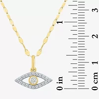 Diamond Addiction (G-H / Si2-I1) Womens White Diamond 10K Gold 18 Inch Y Necklace