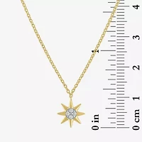 Diamond Addiction North Star (G-H / Si2-I1) Womens Diamond Accent Lab Grown White Diamond 14K Gold Over Silver Star 2-pc. Jewelry Set