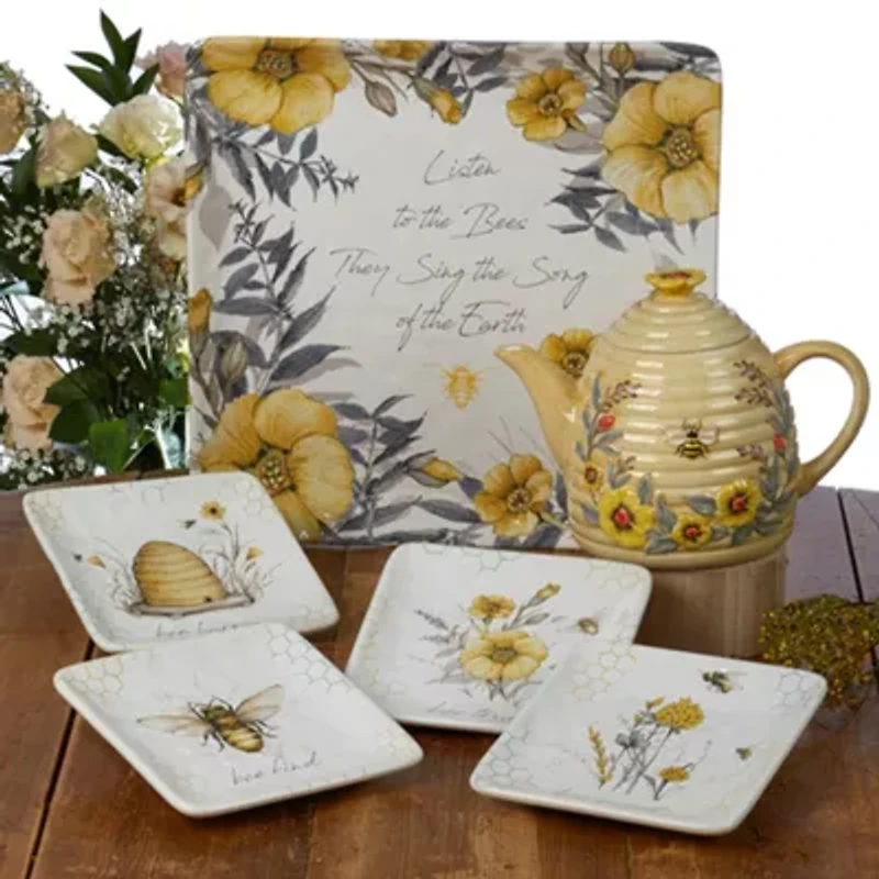 Certified International Bee Sweet Teapot