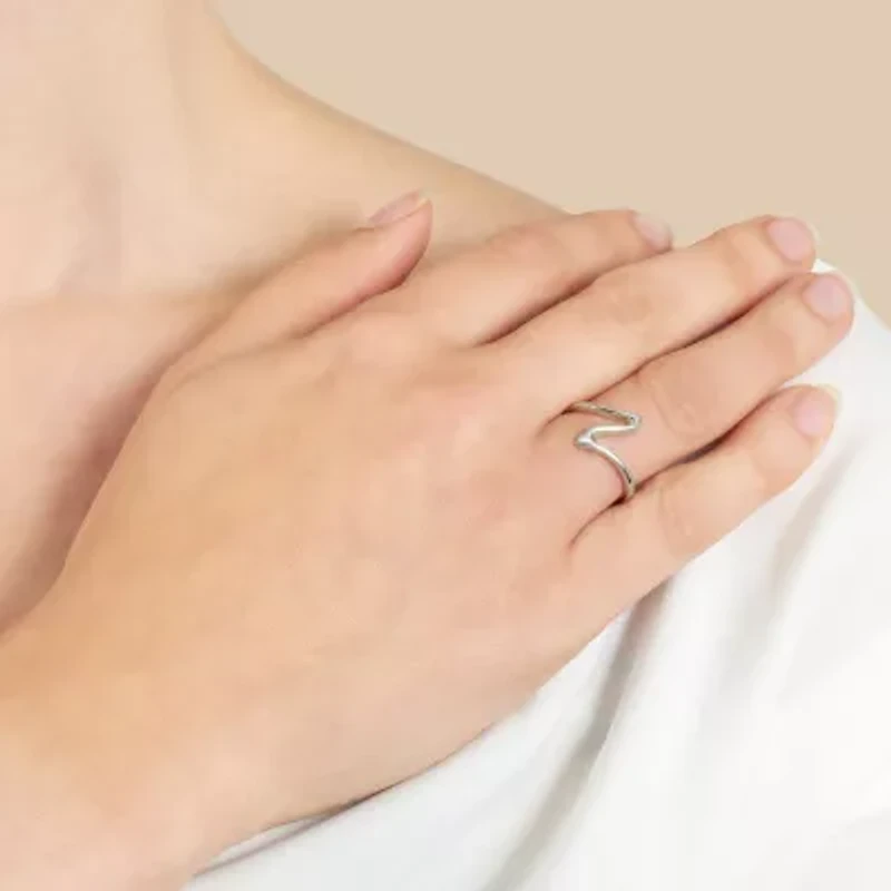 Silver Treasures Womens Sterling Band