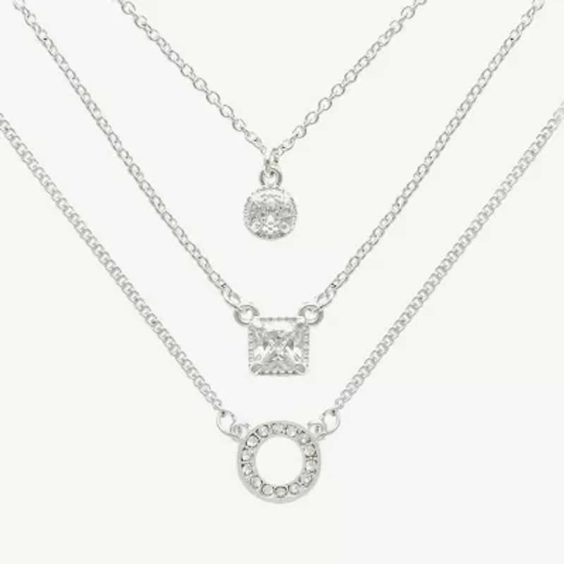 Mixit Womens Hypoallergenic 3-pc. Necklace Set