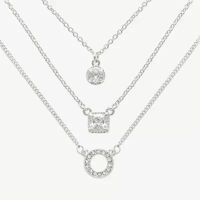 Mixit Womens Hypoallergenic 3-pc. Necklace Set