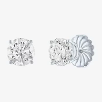 4 CT. T.W. Lab-Grown (E-F / Si1-Si2) Diamond 14K Gold 8mm Round Stud Earrings