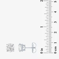 4 CT. T.W. Lab-Grown (E-F / Si1-Si2) Diamond 14K Gold 8mm Round Stud Earrings