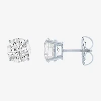 4 CT. T.W. Lab-Grown (E-F / Si1-Si2) Diamond 14K Gold 8mm Round Stud Earrings