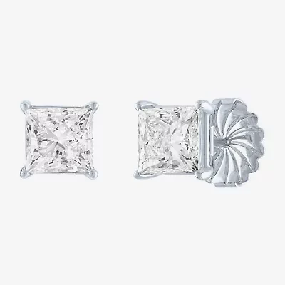 4 CT. T.W. Lab-Grown (E-F / Si1-Si2) Diamond 14K Gold 7mm Stud Earrings