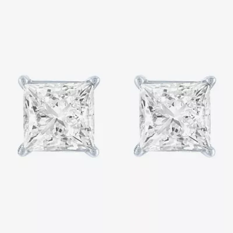 4 CT. T.W. Lab-Grown (E-F / Si1-Si2) Diamond 14K Gold 7mm Stud Earrings