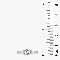 (I / I1) Womens 1 CT. T.W. Lab Grown White Diamond 10K Gold Round Solitaire Engagement Ring