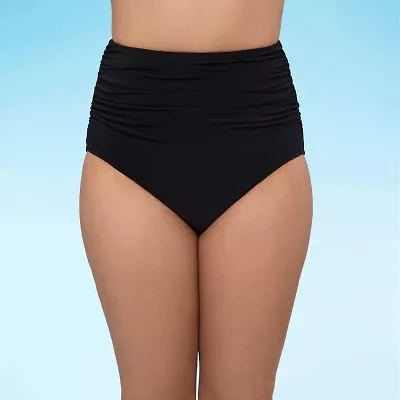 Trimshaper Womens Comfort Waistband High Waist Bikini Swimsuit Bottom