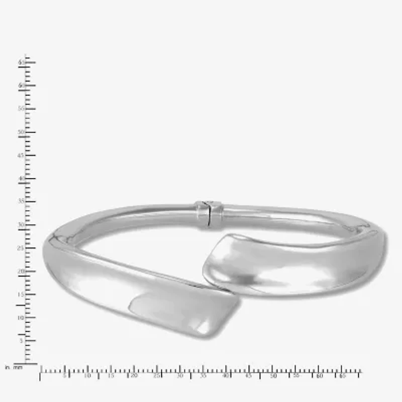 Made in Italy Womens Sterling Silver Bangle Bracelet
