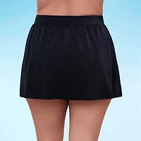Trimshaper Womens Plus Swim Skirt