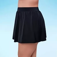 Trimshaper Womens Plus Swim Skirt