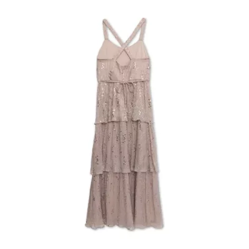 Speechless Big Kid Girls Sleeveless Maxi Dress