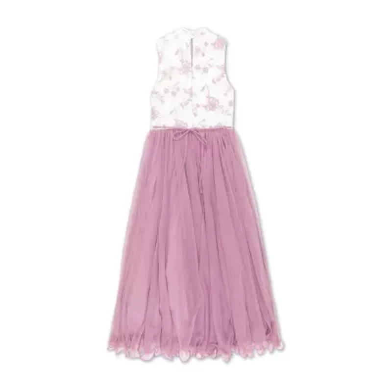 Speechless Big Kid Girls Sleeveless Floral Maxi Dress