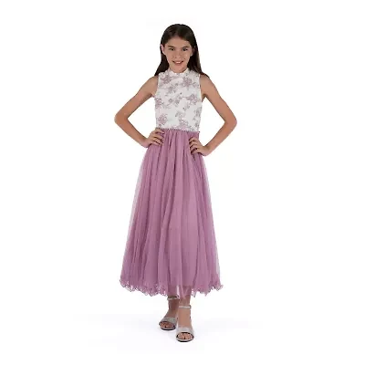 Speechless Big Kid Girls Sleeveless Floral Maxi Dress